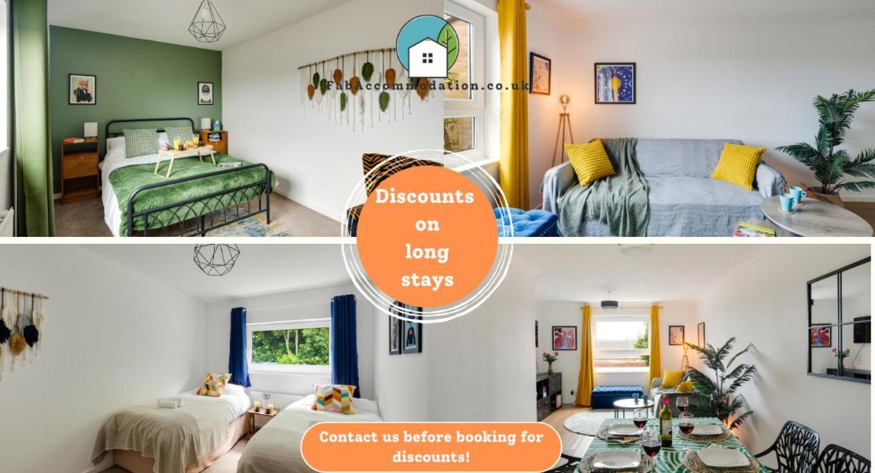 Private 2bed-parking-sleeps5-by Fabaccommodation *